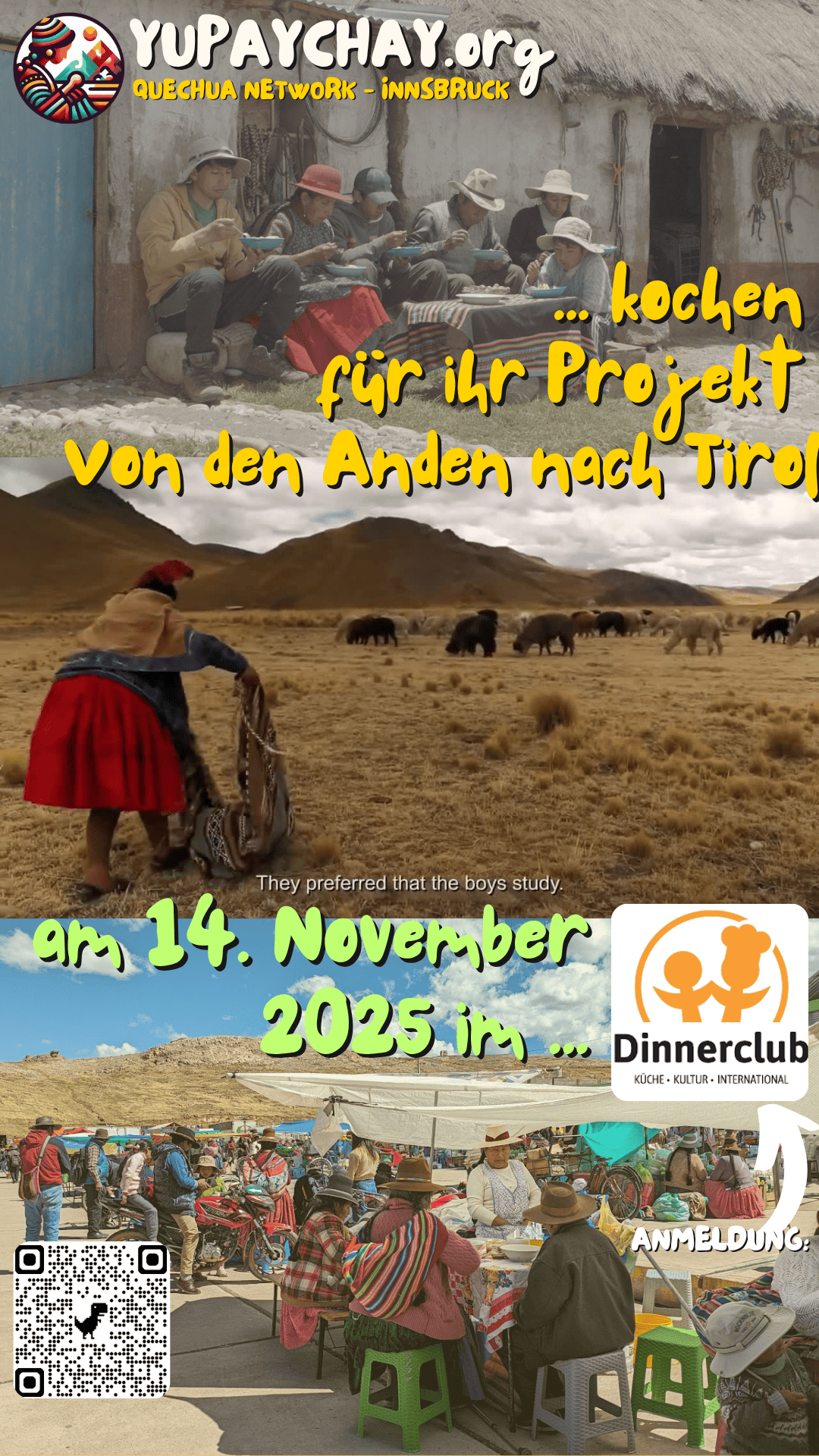 Yupaychay meet Dinnerclub Innsbruck